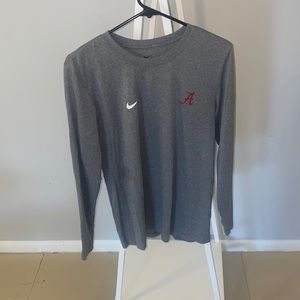 University of Alabama Dri-Fit Grey Longsleeve